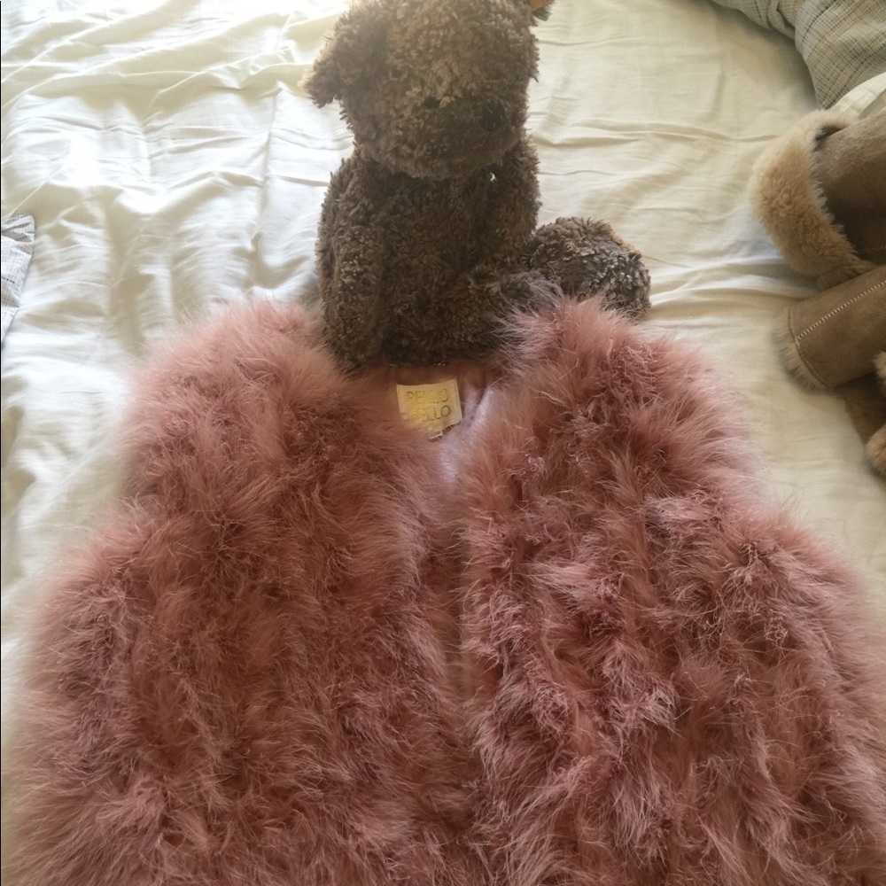 Pello Bello feather pink vest